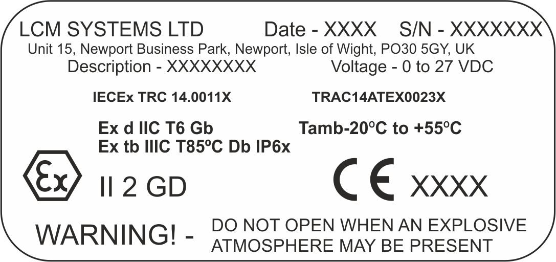 Atex Serial Tag Manual de instrucciones ATEX