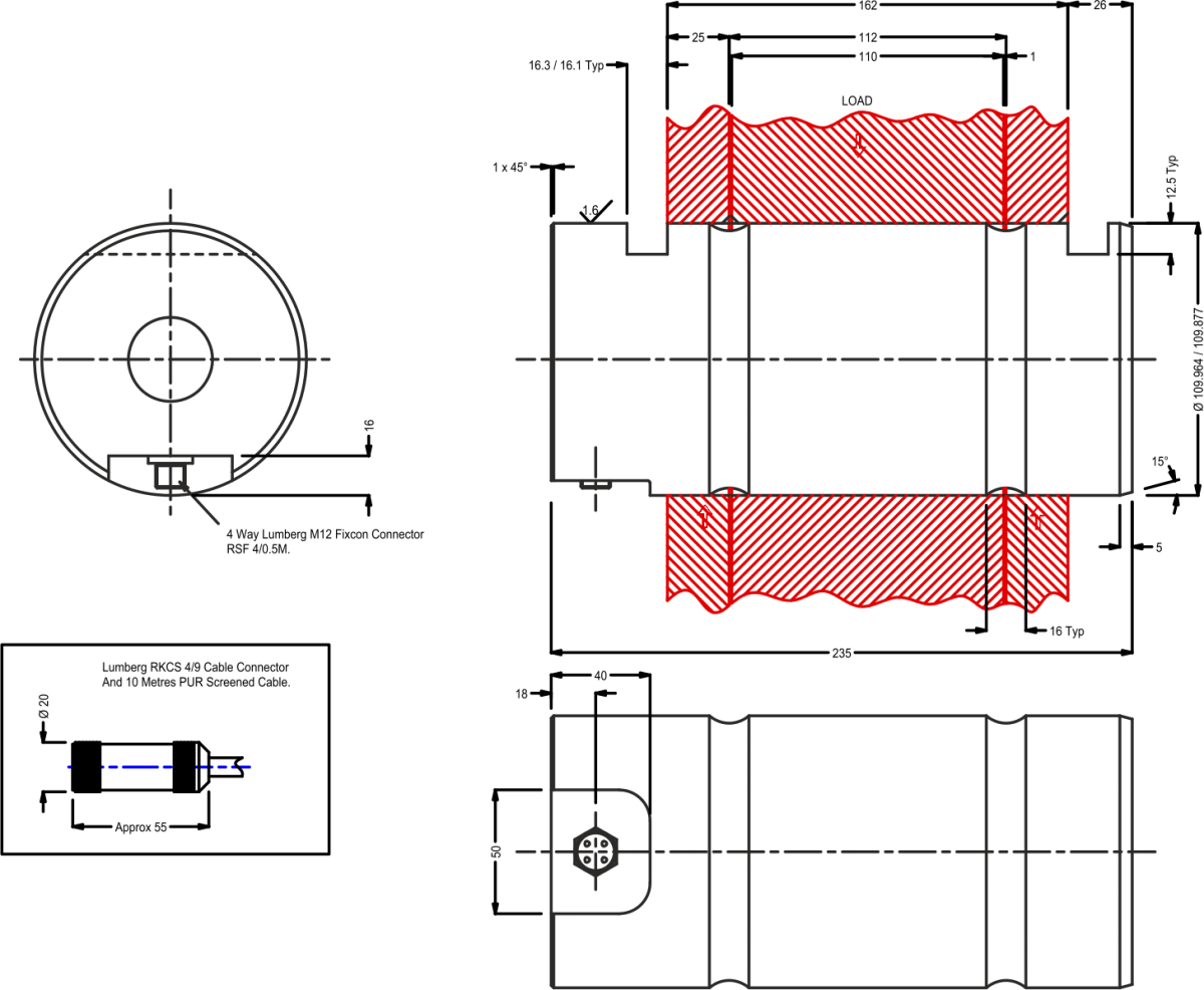 lcm3780 dimensiones