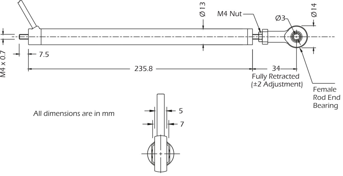 lcm4520 Transductores de Desplazamiento dimensiones