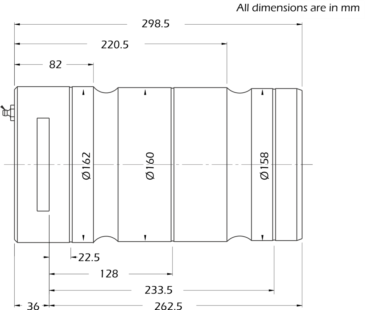 lcm4550 Bulones de Carga dimensiones